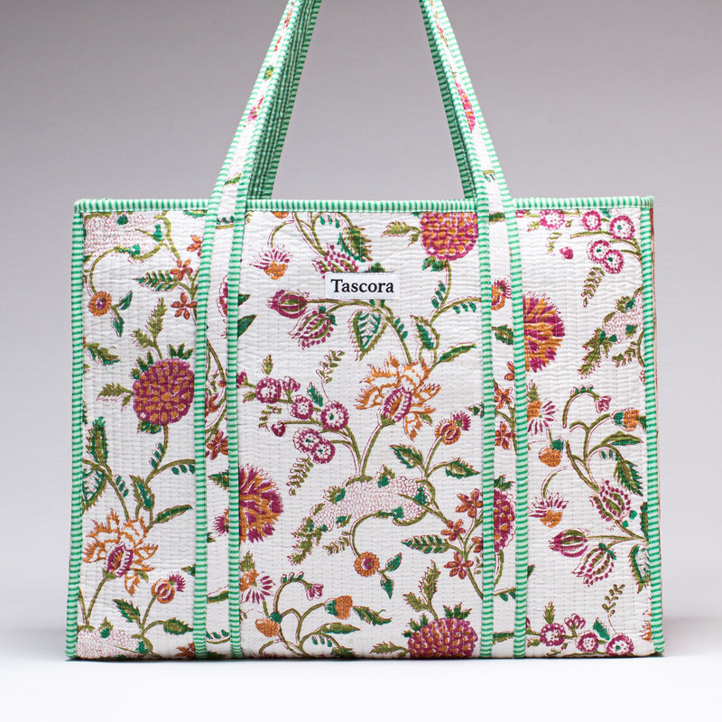 White Garden Tote